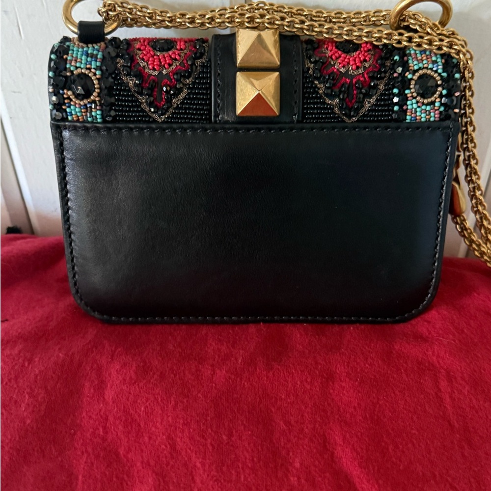 Valentino Garavani Glam Lock Beaded Rockstud Mini Bag – Rare - Picture 7 of 13